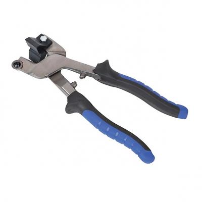 Vitrex Heavy Duty Drop Forged Steel Carbide Tipped Pro Series Handheld Tile Cutter With Cushioned Grip Handles Silver Grey 200mm x 15mm 101500