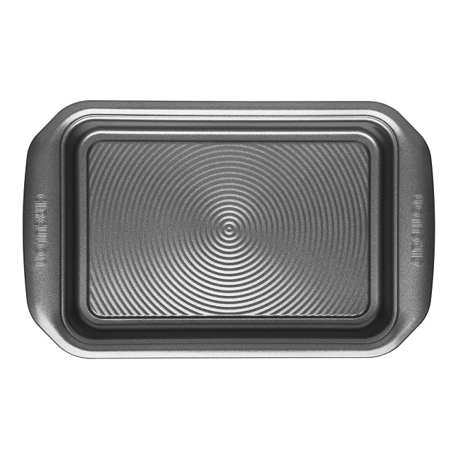 Circulon Hi-Low Groove Design PFOA Lead and Cadmium Free Non-Stick Coating Oven Tray Black Small 29 x 18 x 3cm 47124