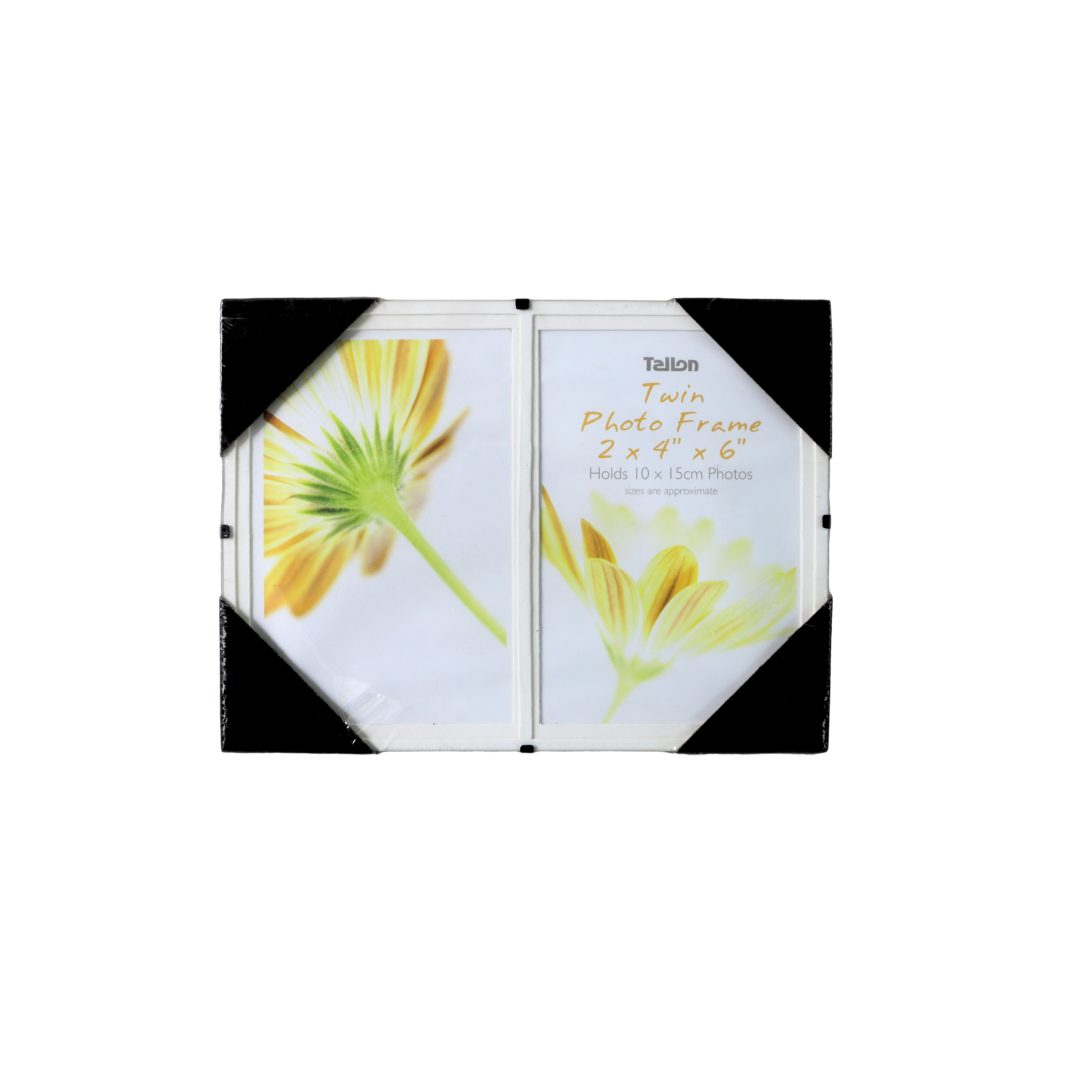 Tallon twin Clip Photo Frame White 4-Inch x 6-inch Tallon twin Clip Photo Frame White 4-Inch x 6-inch