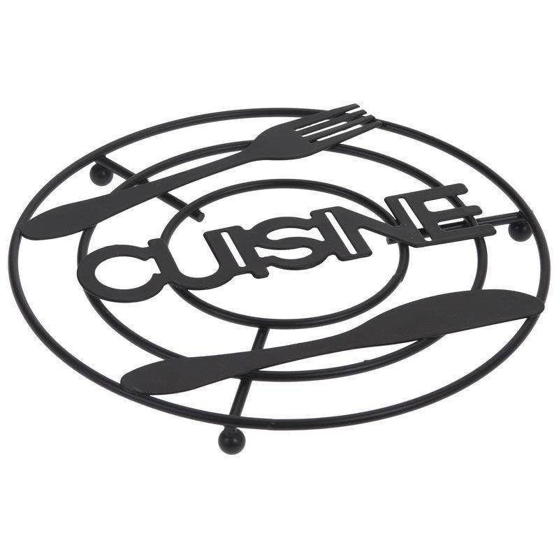 Excellent Houseware Metal Trivet Black 067622