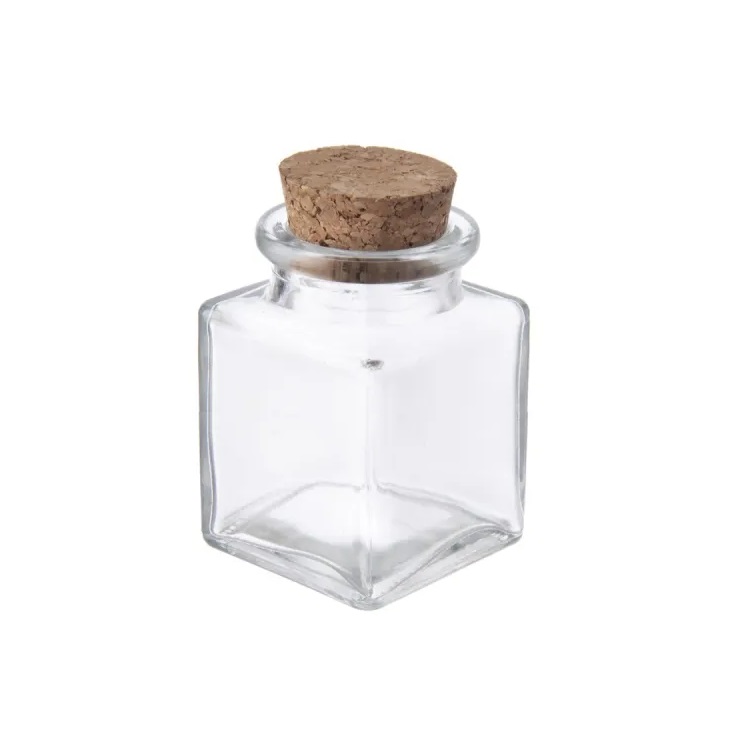 Glass Storage Jar Clear 80ml 118847 Glass Storage Jar Clear 80ml 118847