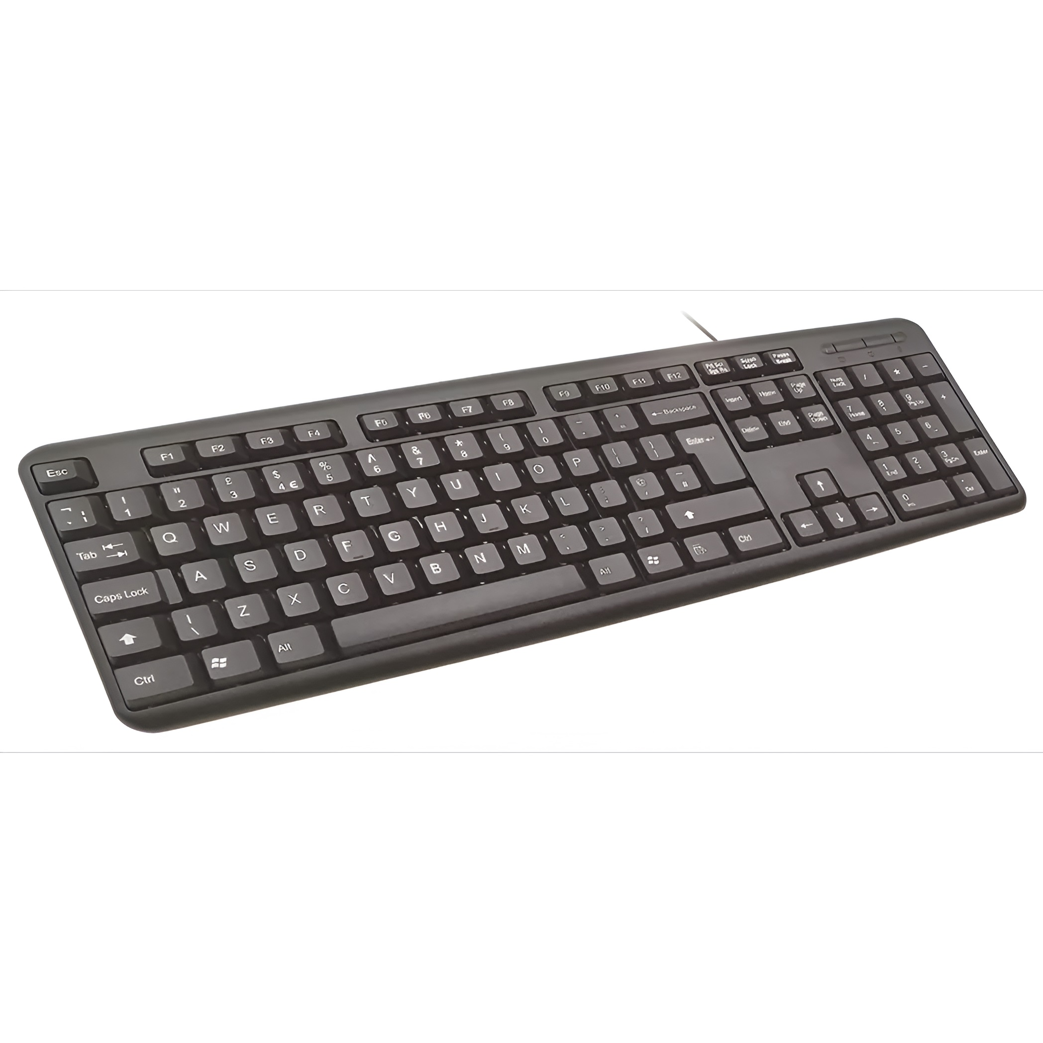 Infapower Full Size Multimedia Keyboard Black X201