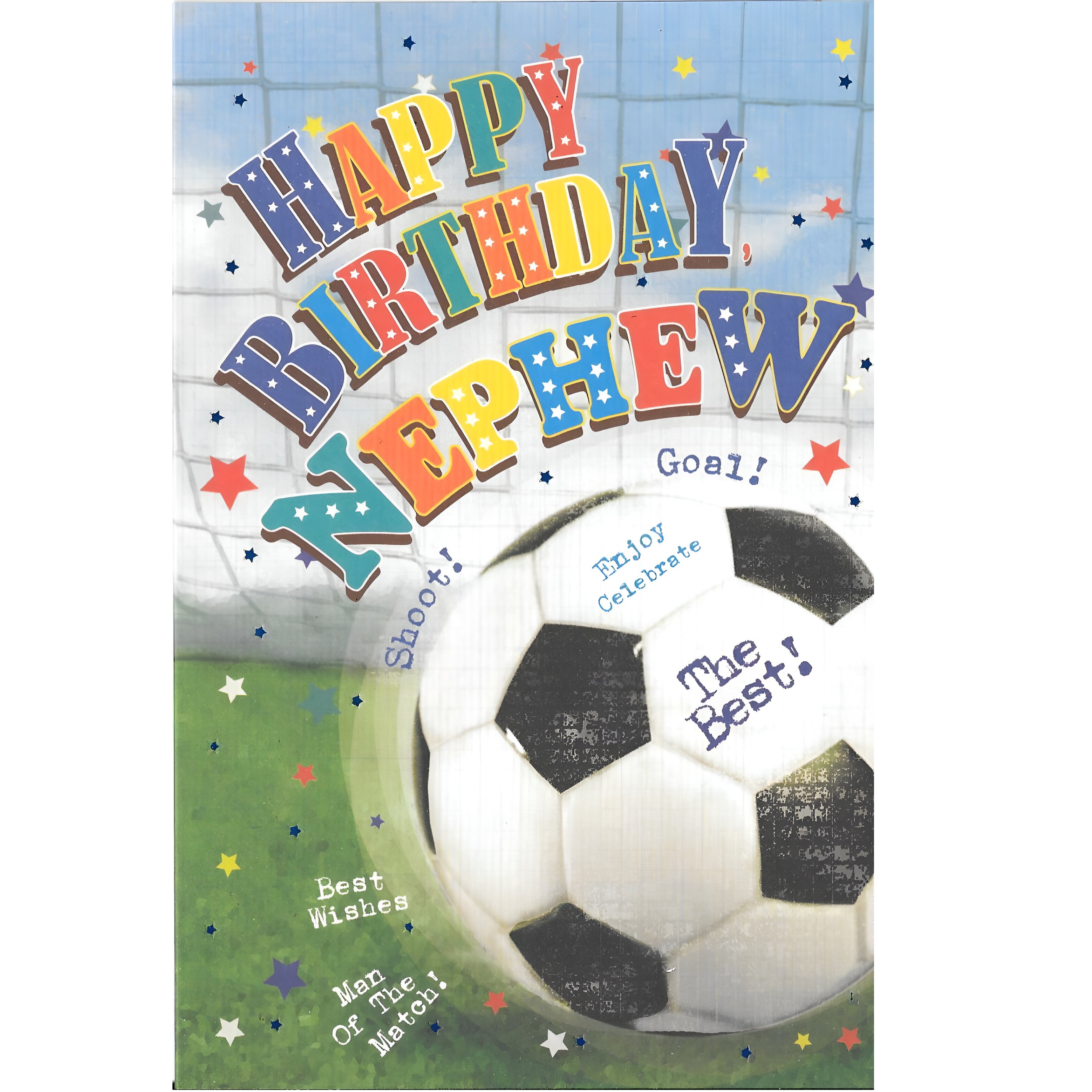 Nephew Birthday Greeting Cards Multicolour Pack of 6 50MR114 N Nephew Birthday Greeting Cards Multicolour Pack of 6 50MR114 N