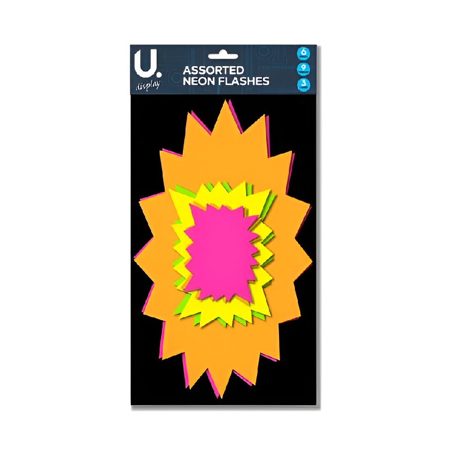 U. Display Neon Flashes Assorted P2033 U. Display Neon Flashes Assorted P2033