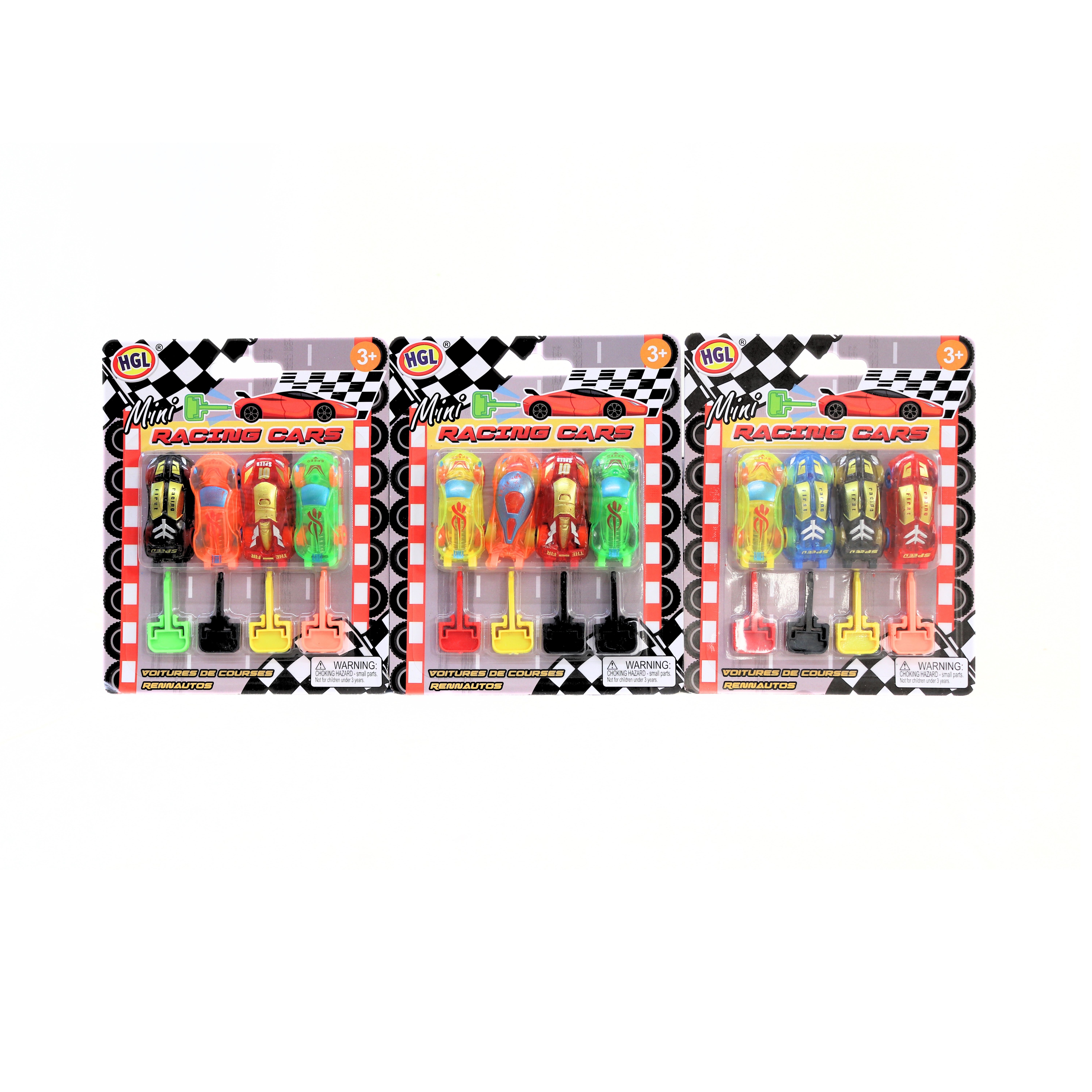 HGL Mini Racing Cars Assorted Colours Pack of 4 SV21817