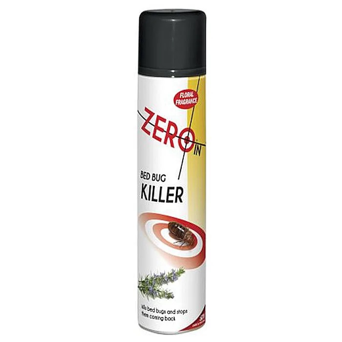 Zero-In Bed Bug Killer Multicolour 300ml ZER968 | Floral Fragrance Zero-In Bed Bug Killer Multicolour 300ml ZER968 | Floral Fragrance