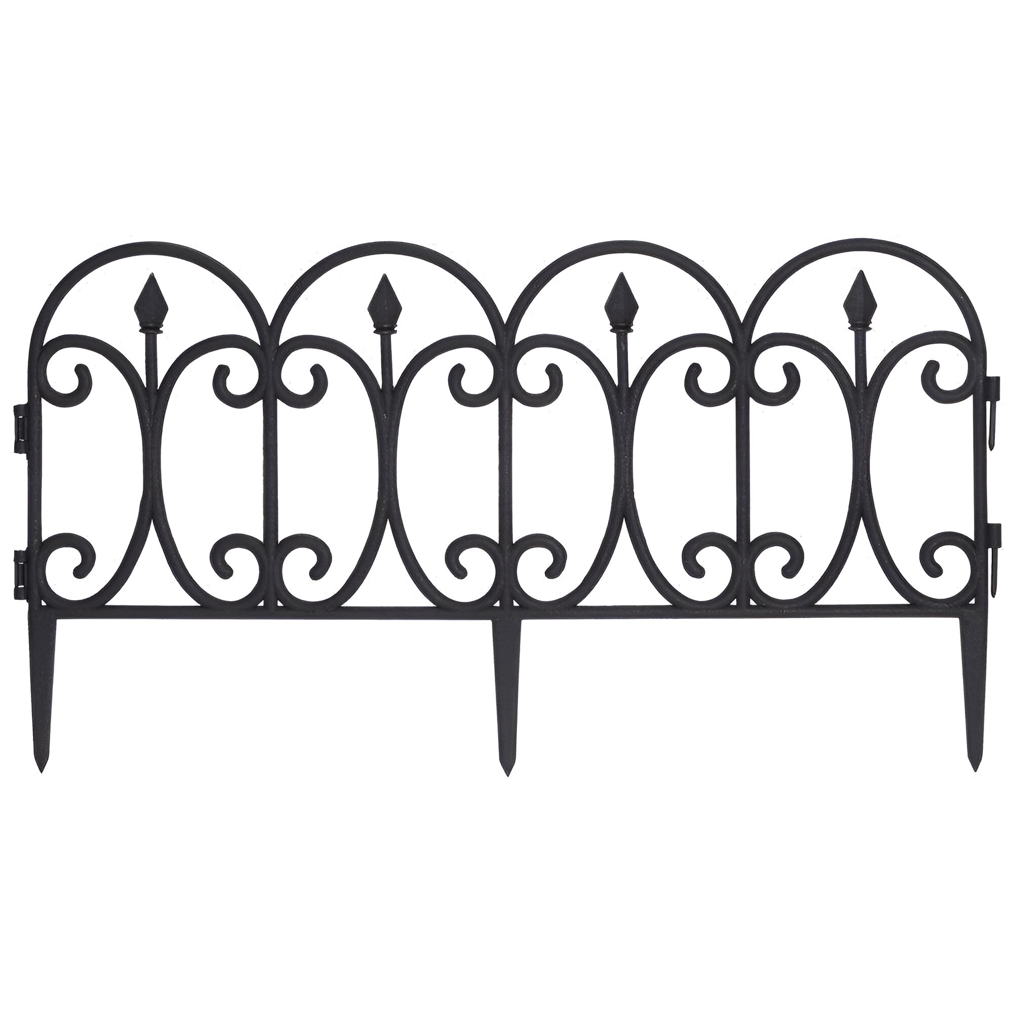 ProGarden Garden Border Black 60cm x 30cm Pack of 4 R10360410 ProGarden Garden Border Black 60cm x 30cm Pack of 4 R10360410