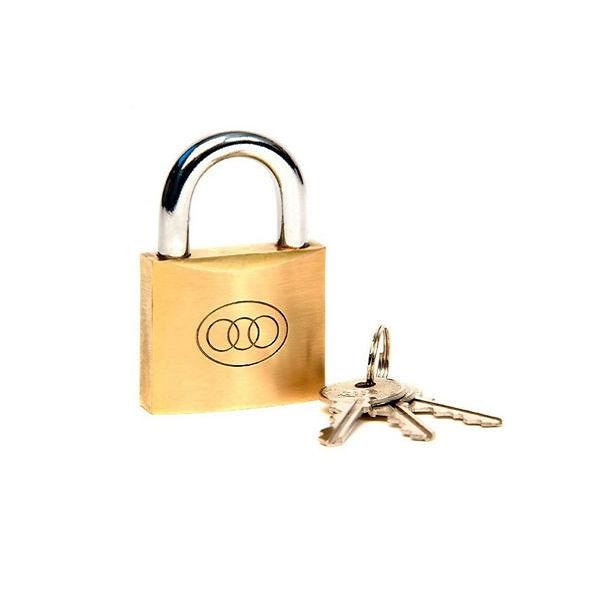 Padlock Brass Plated 25mm Padlock Brass Plated 25mm