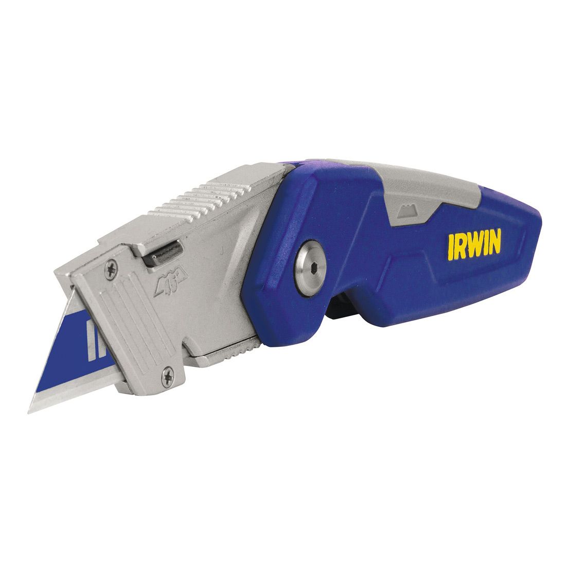 Irwin FK150 Folding Knife Blue 1888438 | Blade Lock Technology