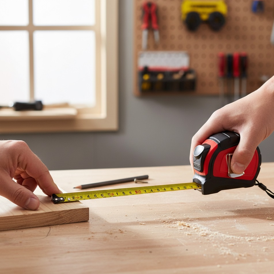 Dekton Professional Carbon Steel Tape Measure Black and Red 8Mtr DT55141 | Dual Markings | Anti-Grip Rubber Grip | Auto-Lock