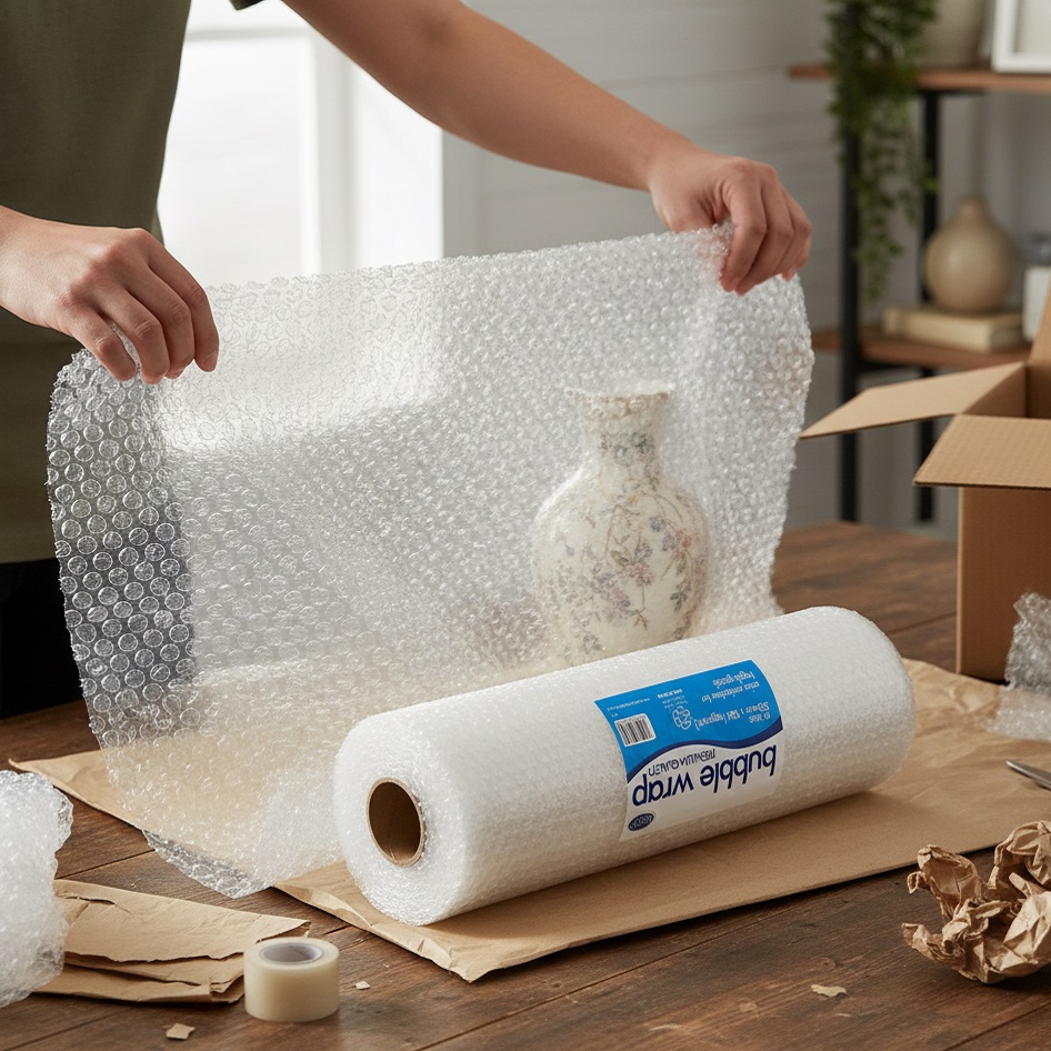 County Stationery Bubble Wrap Clear Large 500mm x 10Mtr C24 | Premium Quality | Extra Protection for Fragile Goods