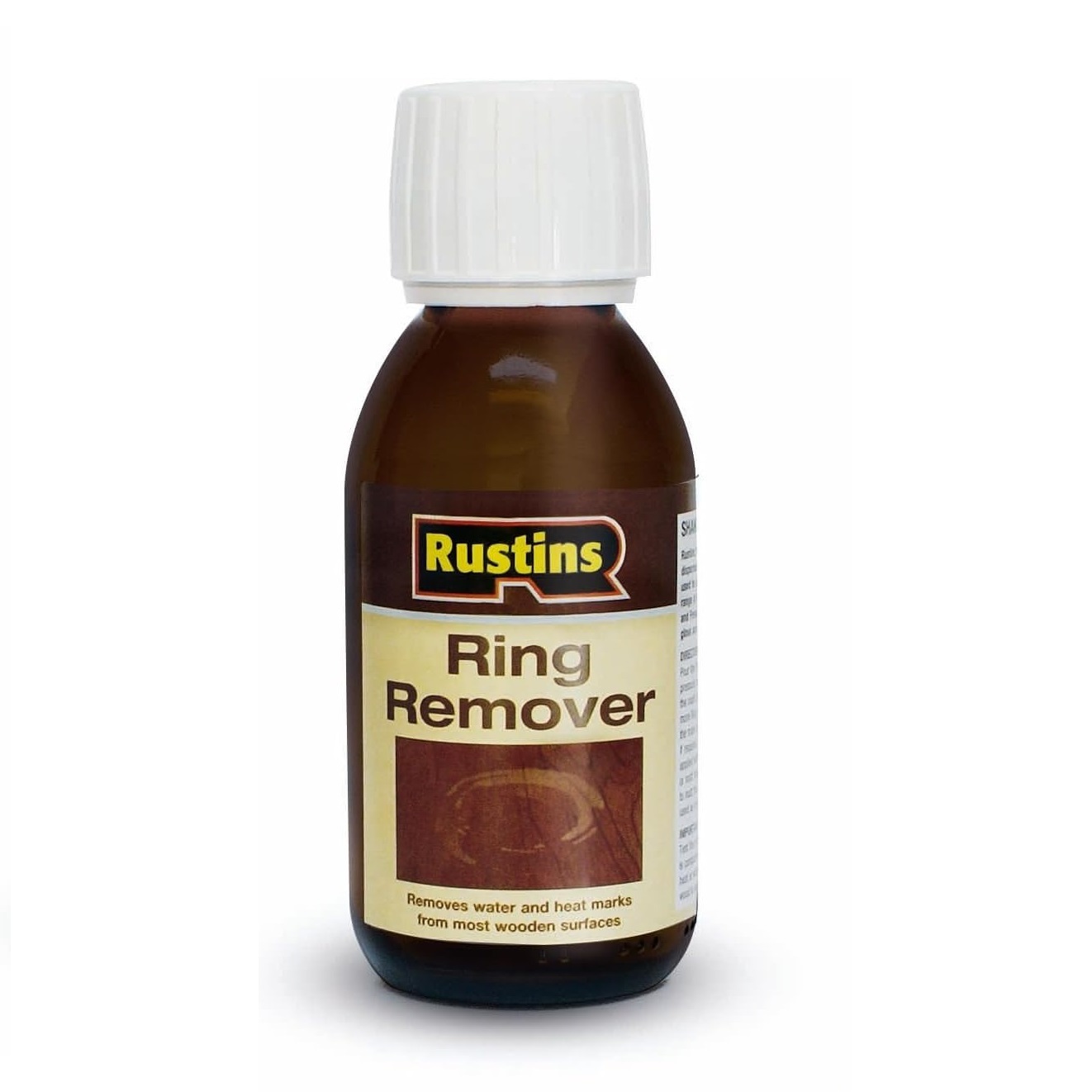 Rustins Ring Remover Brown 125ml RINGR125 | Removes Water and Heat Marks | Wood Surface Restoration Solution Rustins Ring Remover Brown 125ml RINGR125 | Removes Water and Heat Marks | Wood Surface Restoration Solution