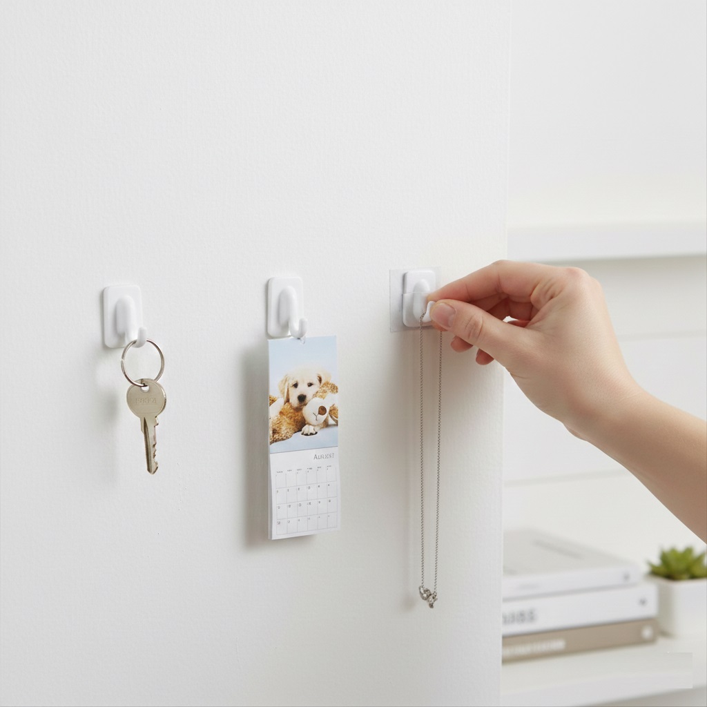 3M Command Micro Hooks White Pack of 3 17066 | General Purpose | No Nails No Damage | Removes Cleanly No Marks | Holds Strongly | Holds upto 225g