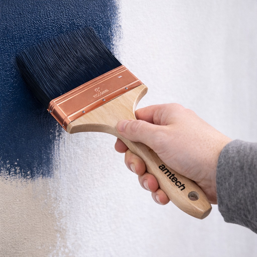 Amtech Professional Wall Brush 6-Inch S3965 | Suitable for Interior and Exterior Use | Ideal for Rough and Textured Surfaces Amtech Professional Wall Brush 6-Inch S3965 | Suitable for Interior and Exterior Use | Ideal for Rough and Textured Surfaces