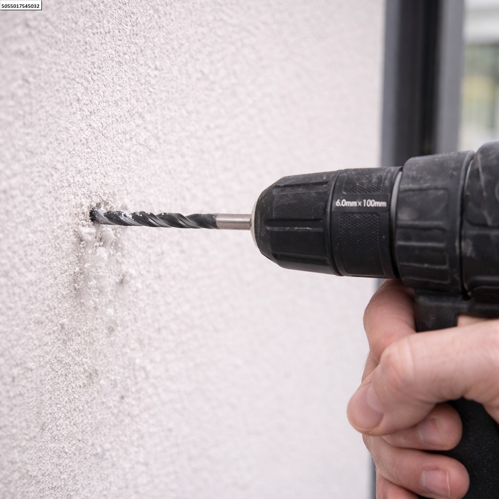 Addax Carbide Tip Masonry Drill Bits Black and Silver 6.0mm x 100mm APM6100