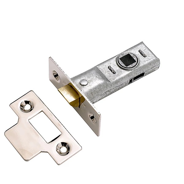 Yale Tubular Door Latch Chrome 64mm P-M888-BZ-64 | Standard Security | Internal Door Handle Latch with Strike Plate