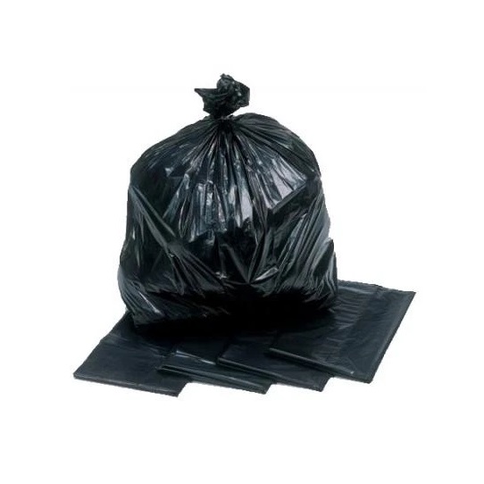 Castleview Heavy Duty Compactor Sack Black 22-Inch x 34-Inch x 47-Inch Pack of 100 COM | For Household Waste