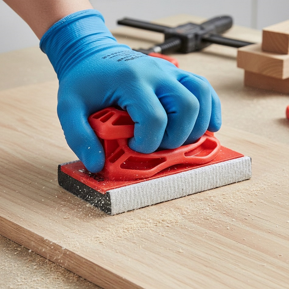 Amtech Mini Sanding Block Red 115mm E0258