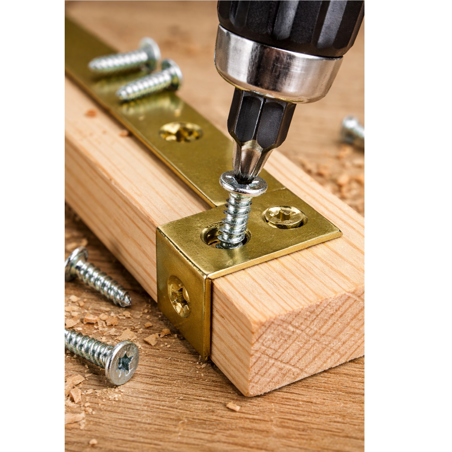 Bulk Hardware Self-Tapping Pozi Drive Countersunk Woodscrews Bright Zinc Plated 6-Inch x 3-4-Inch 30345