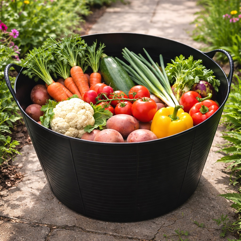 Gorilla Flexible Tub Black Extra Large 75Ltr SP75GBK