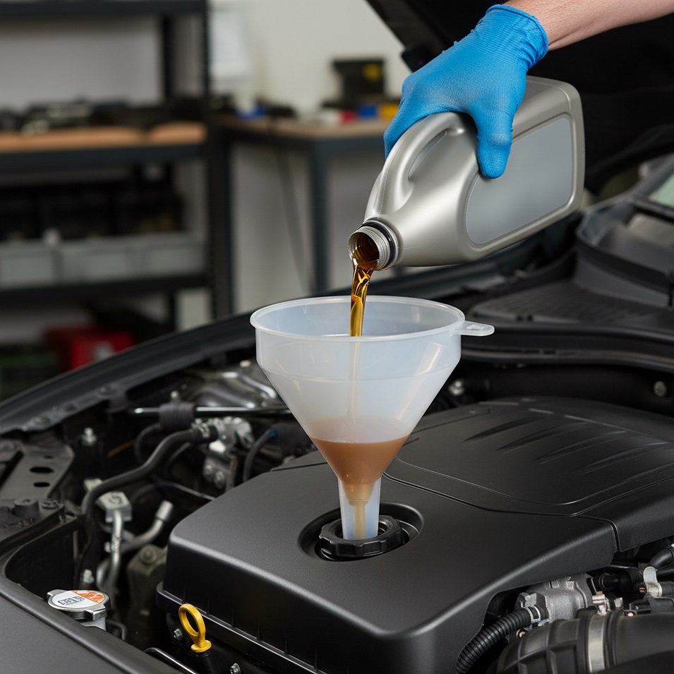 Whitefurze Plastic Funnel Clear 18cm H04L030