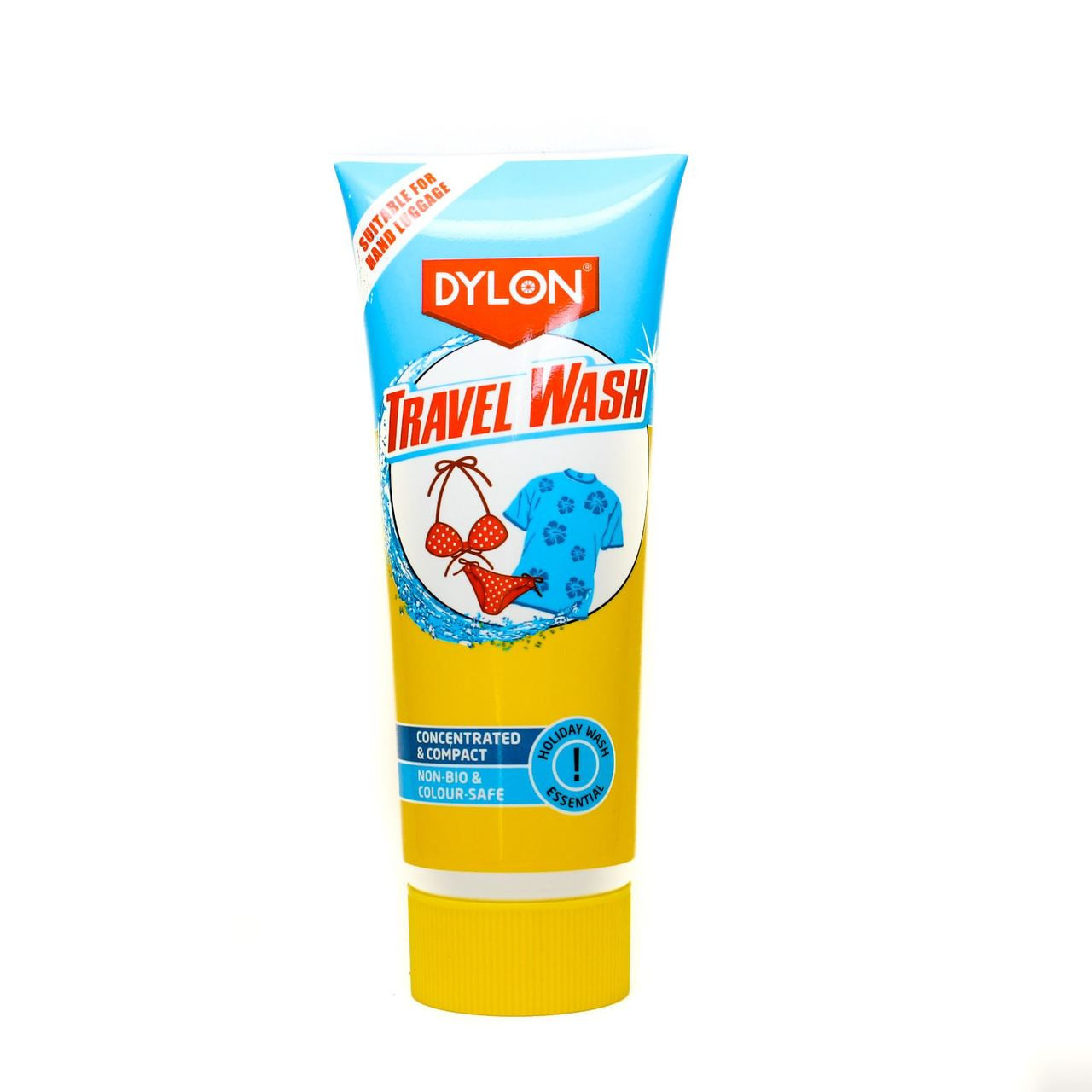 Dylon Travel Wash Liquid Detergent Multicoloured 75ml 2044274 | Concentrated and Compact | Non-Bio and Colour Safe | Holiday Wash Essential | For hand Luggage | Fabric Cleaner | Hand Wash Liquid Dylon Travel Wash Liquid Detergent Multicoloured 75ml 2044274 | Concentrated and Compact | Non-Bio and Colour Safe | Holiday Wash Essential | For hand Luggage | Fabric Cleaner | Hand Wash Liquid