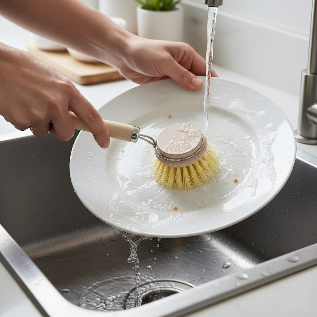 Apollo Wooden Wash-Up Dish Brush Natural 8411