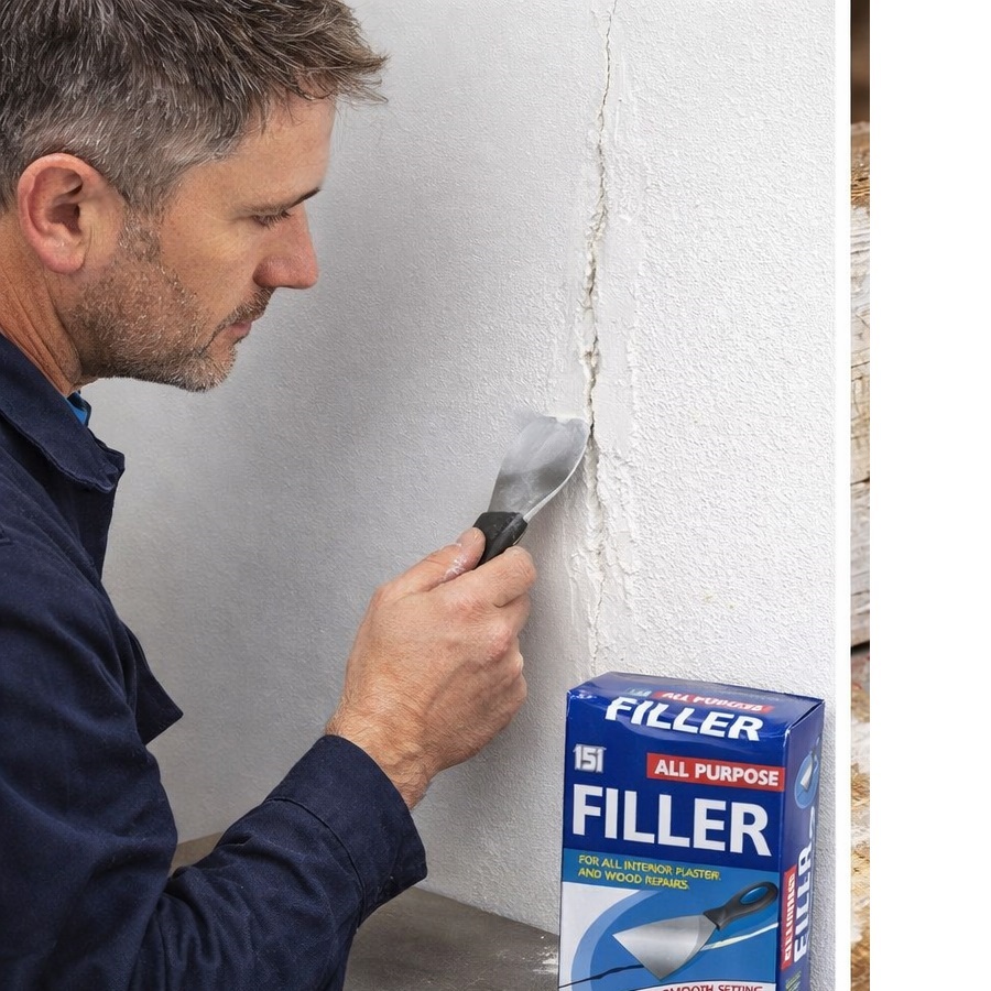 151 All Purpose Filler White 500g 00402B | Interior Plaster and Wood Repair Filler | Instant Mix Smooth Setting Formula | Multi-Surface Interior Repair Filler