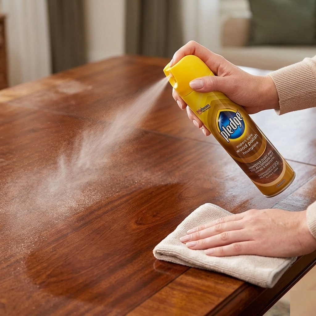 SC Johnson Pledge Expert Care Classic Wood Polish 250ml 270115 | Removes Dust and the Allergens | Shines and Protects