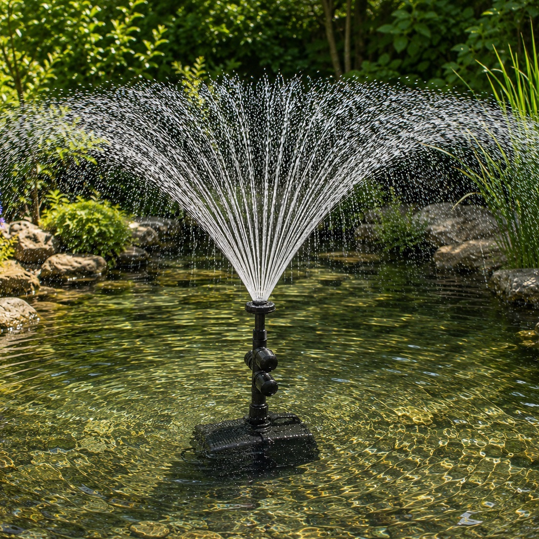 Hozelock Cascade 1500 Fountain And Waterfall Pump Black 3354B0000 | Attractive Water Features | Easy Installation | Low Maintenance | Supplied with Complete Fittings Hozelock Cascade 1500 Fountain And Waterfall Pump Black 3354B0000 | Attractive Water Features | Easy Installation | Low Maintenance | Supplied with Complete Fittings