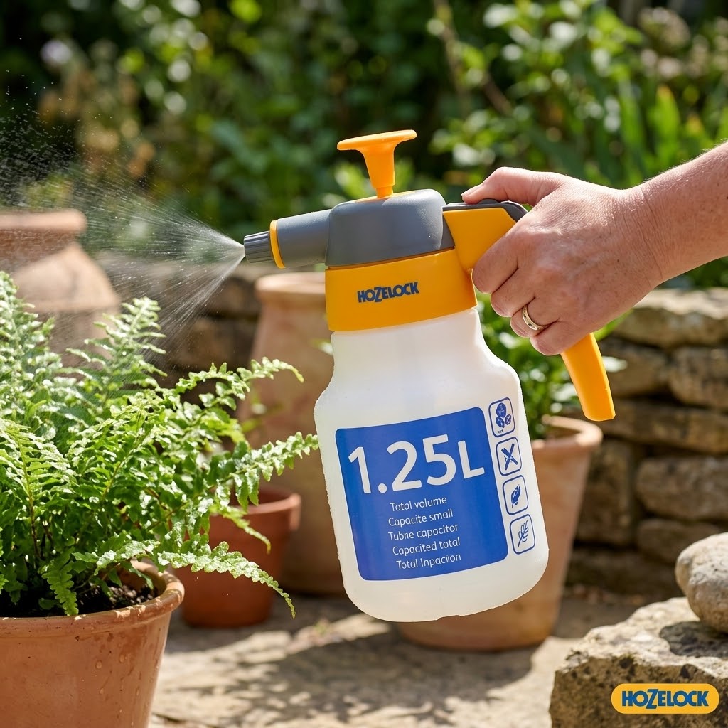 Hozelock Spray Mist Trigger Sprayer Multicolour 1.25Ltr 4120P0000 | Supplied With Complete Fittings | Total Volume | Plant Care Accessory | Garden Spray Bottle | Hand Trigger Sprayer Hozelock Spray Mist Trigger Sprayer Multicolour 1.25Ltr 4120P0000 | Supplied With Complete Fittings | Total Volume | Plant Care Accessory | Garden Spray Bottle | Hand Trigger Sprayer