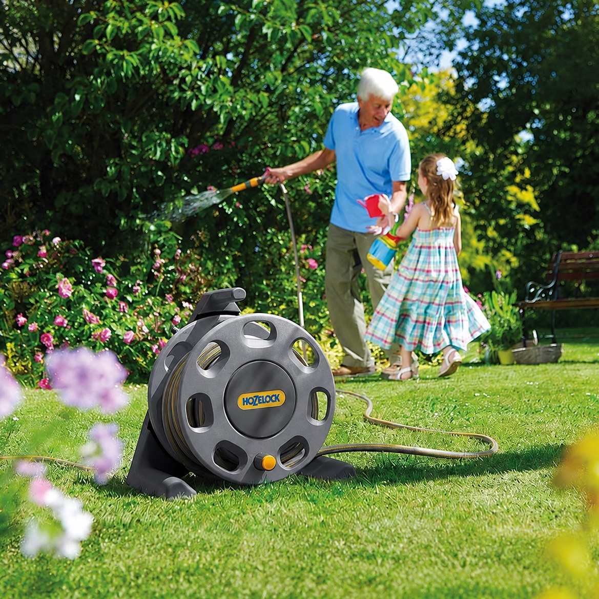 Hozelock Garden Hose Reel With Fittings Grey 25Mtr 2412R0275 | Garden Hose Pipe Reel | Portable Hose Winder | Watering Hose Reel Cart | Supplied With Complete Fittings Hozelock Garden Hose Reel With Fittings Grey 25Mtr 2412R0275 | Garden Hose Pipe Reel | Portable Hose Winder | Watering Hose Reel Cart | Supplied With Complete Fittings