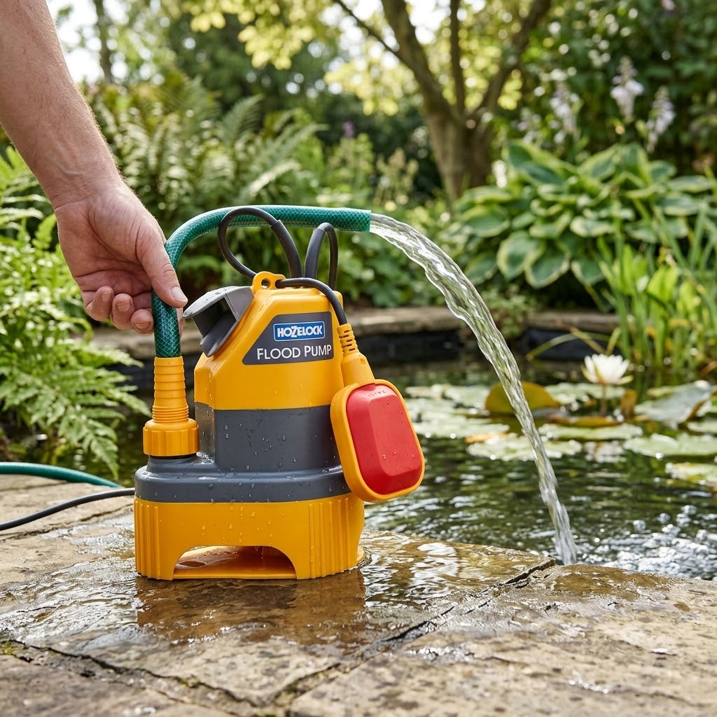 Hozelock High Flow Automatic Flood Pump Multicolour 7825P8000 | Supplied With Complete Fittings | 10Mtr Cable and Plug | Water Drainage Pump | Flood Water Removal Hozelock High Flow Automatic Flood Pump Multicolour 7825P8000 | Supplied With Complete Fittings | 10Mtr Cable and Plug | Water Drainage Pump | Flood Water Removal