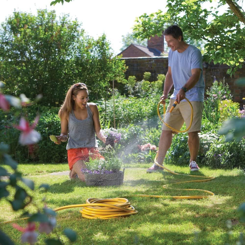 Hozelock Multi-Purpose Starter Hose Yellow and Grey 30Mtr 7230 | Supplied With Complete Fittings | 12.5mm Hose | Hard Wearing Braided Structure | Good Quality and Durability | Plant Watering Hose | Outdoor Water Hose Hozelock Multi-Purpose Starter Hose Yellow and Grey 30Mtr 7230 | Supplied With Complete Fittings | 12.5mm Hose | Hard Wearing Braided Structure | Good Quality and Durability | Plant Watering Hose | Outdoor Water Hose