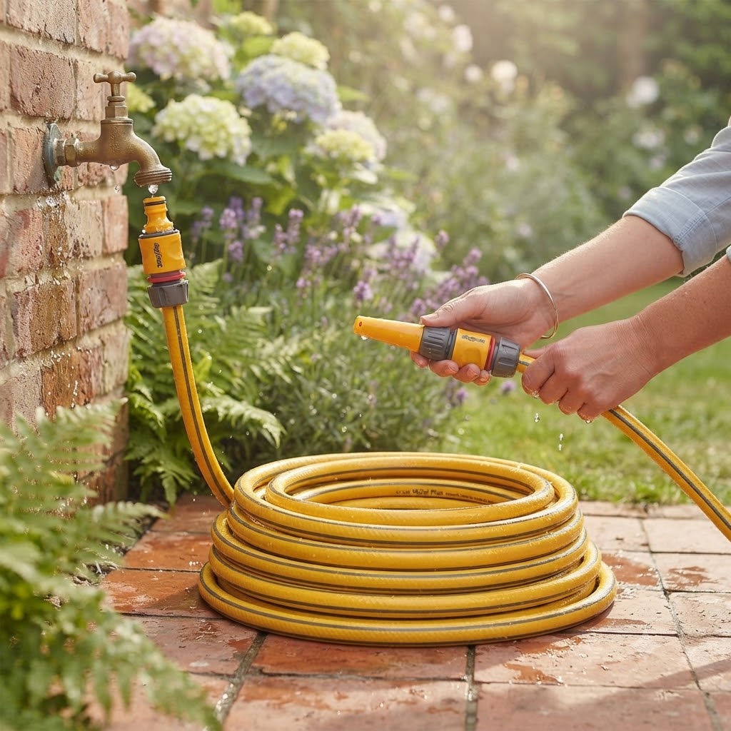 Hozelock Maxi Plus Hose Multicolour 30Mtr 72309000 | Supplied With Complete Fittings | 12.5mm Hose | Garden Hose Kit | Water Hose With Accessories