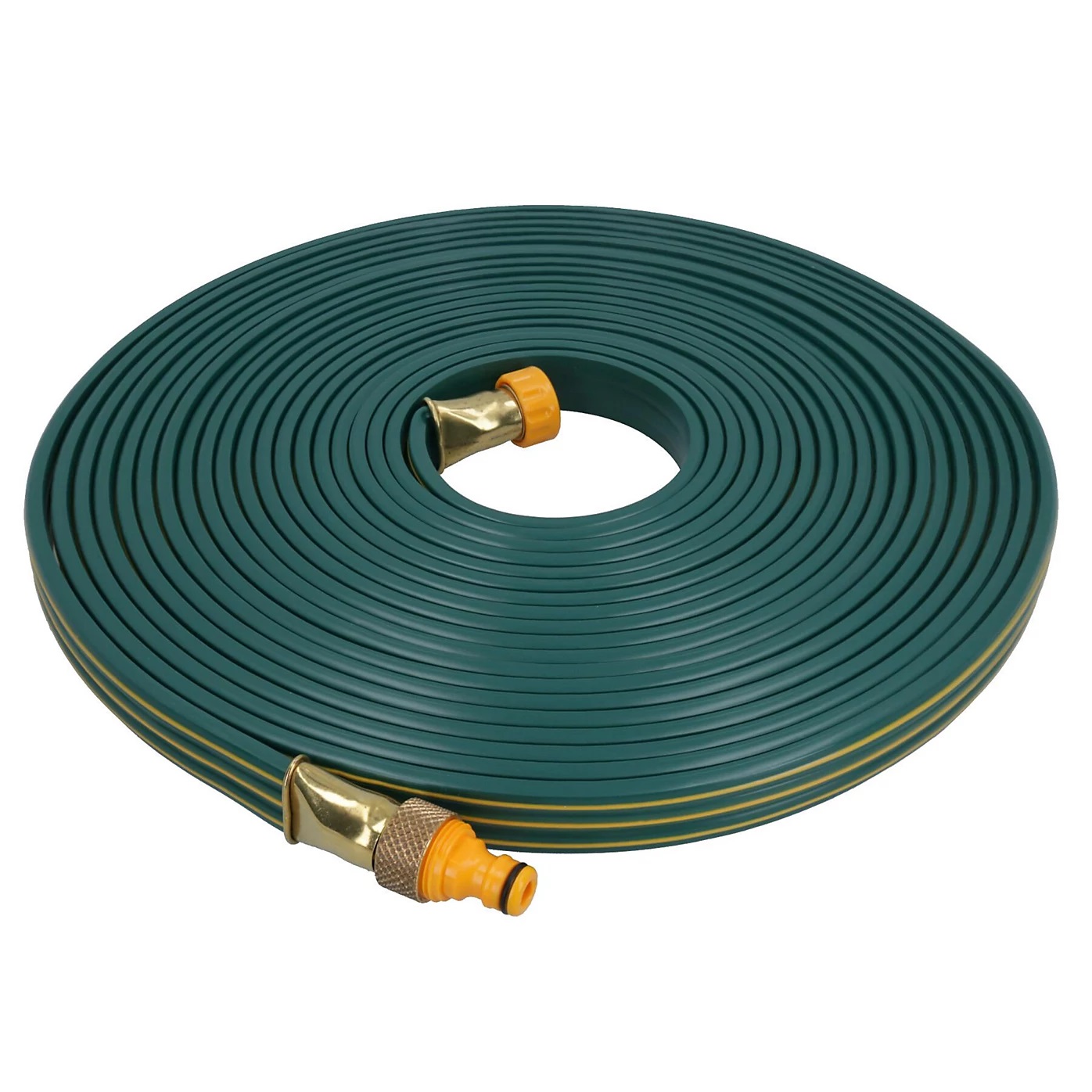 Hozelock 2-In-1 Sprinkler Soaker Hose Green 15Mtr 6756A0000 | Ideal For Lawns And Borders | Maximum Area Coverage 54 Metre Square | Supplied with Complete Fittings