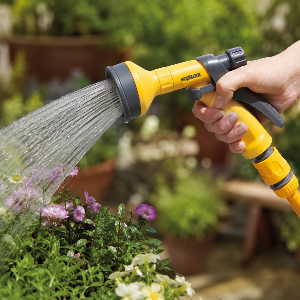 Hozelock Trigger Spray Gun With Detachable Rose Head Yellow and Grey 2667A9008 | Garden Hose Spray Nozzle | Outdoor Cleaning and Garden Watering Tool | Supplied with Complete Fittings Hozelock Trigger Spray Gun With Detachable Rose Head Yellow and Grey 2667A9008 | Garden Hose Spray Nozzle | Outdoor Cleaning and Garden Watering Tool | Supplied with Complete Fittings
