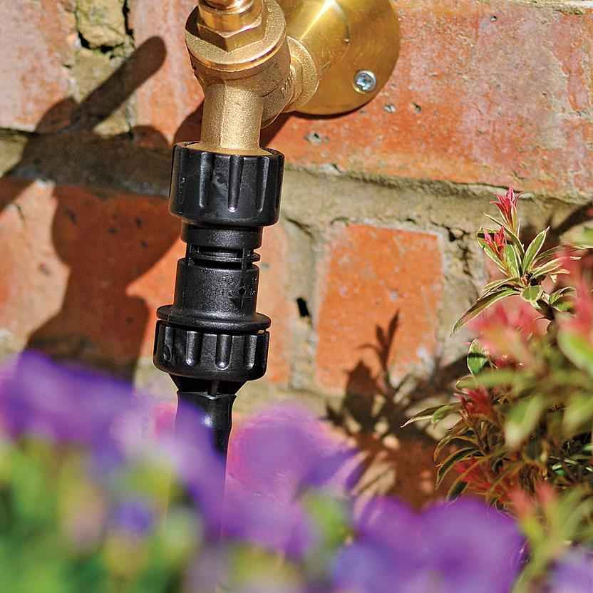 Hozelock Pressure Reducer Black 3-4-Inch 2760 | Water Pressure Regulator Tap Connector 20 PSI 1.5 Bar | Micro Irrigation Hose Adaptor Compatible with 4mm - 13mm Hose Pipe and Outside Tap | Supplied with Complete Fittings Hozelock Pressure Reducer Black 3-4-Inch 2760 | Water Pressure Regulator Tap Connector 20 PSI 1.5 Bar | Micro Irrigation Hose Adaptor Compatible with 4mm - 13mm Hose Pipe and Outside Tap | Supplied with Complete Fittings