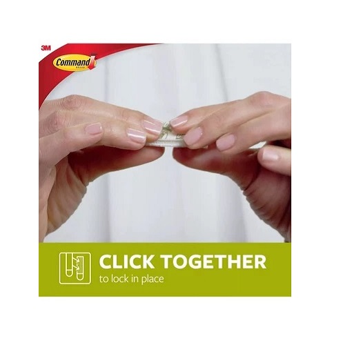 3M Command Picture Strips White Medium Pack of 3 17201 | Damage Free Hanging | Holds Strongly | Removes Cleanly